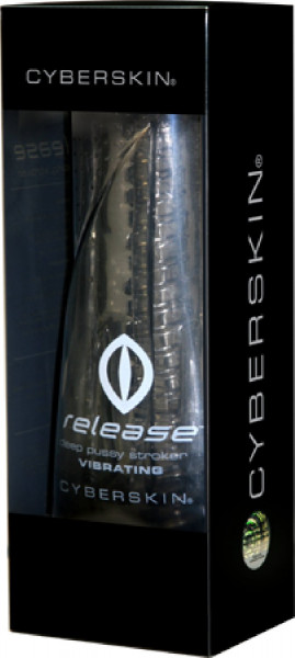 Release Pussy Stroker Vibrating (Clear)