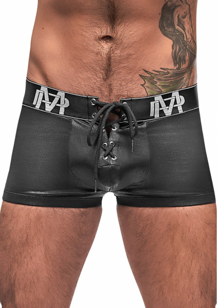 Lace Up Short - Black - Small - Smutty Lingerie