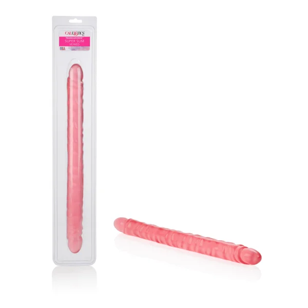 Slim Jim Duo 17 Inches Veined Super Slim Dong - Translucence — image 7 of 10