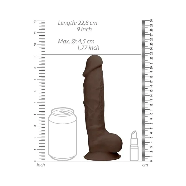 Realrock Ultra - 9 inches Silicone Dildo With Balls — image 16 of 18