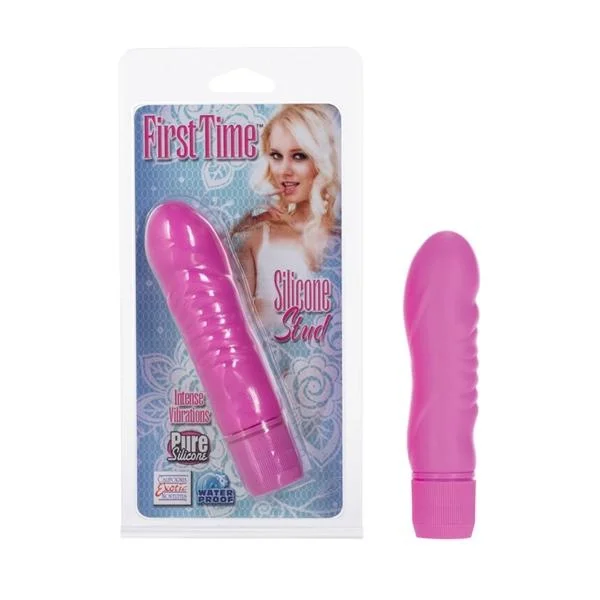 First Time Silicone Stud Pink Vibrator — image 5 of 6