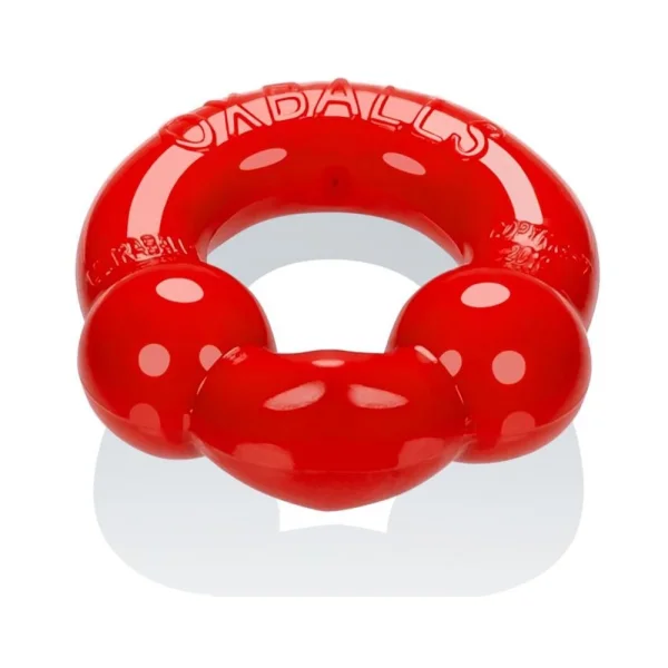Oxballs 2-pack Cockring, Steel & Red