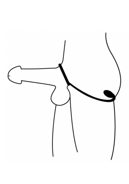 Prostatic Play Explorer Silicone Cock Ring & Prostate Plug