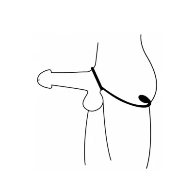 Prostatic Play Explorer Silicone Cock Ring Prostate Plug