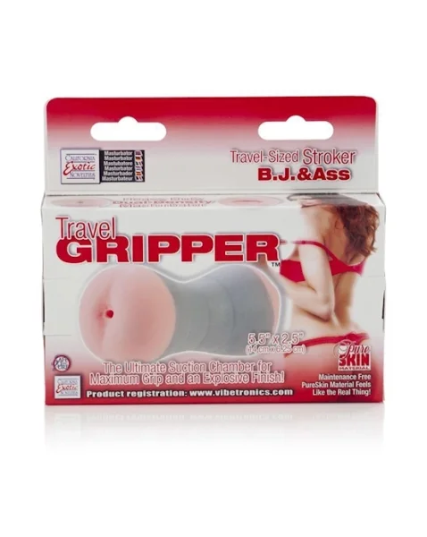 Travel Gripper B.j. & Ass Mastorbator - Pink