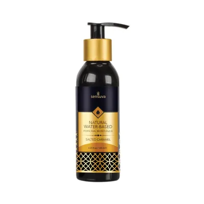 Sensuva Natural Water based Personal Moisturizer Salted Caramel 4 Fl Oz Bottle