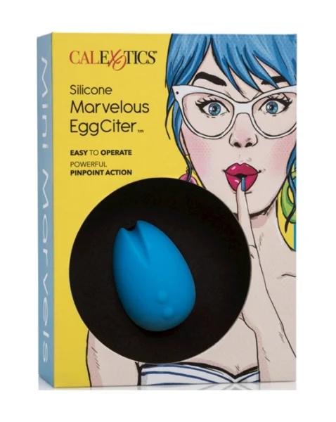 Mini Marvels Silicone Marvelous Eggciter - Blue