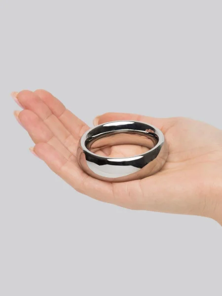DOMINIX Deluxe 1.75 Inch Stainless Steel Donut Cock Ring