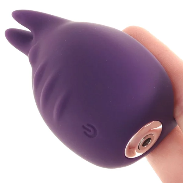 Huni Rechargeable Waterproof Silicone Lay-On Clitoral Vibrator by VeDO - Deep Purple