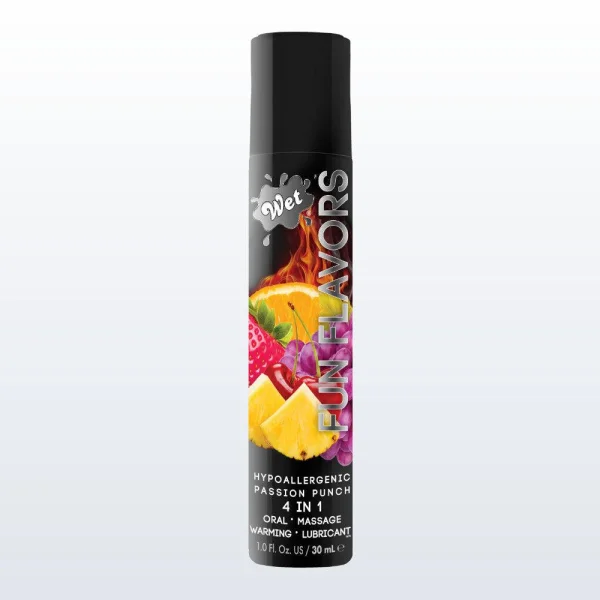 Wet Fun Flavors Passion Punch Warming Water-Based Lube | 3oz