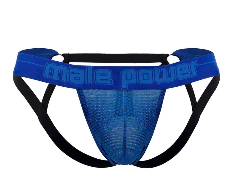 Sexagon Strappy Ring Jock - Small-medium - Royal