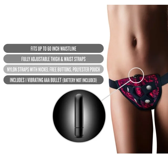 Blush - Temptasia - Lovelace Harness Red — image 6 of 6