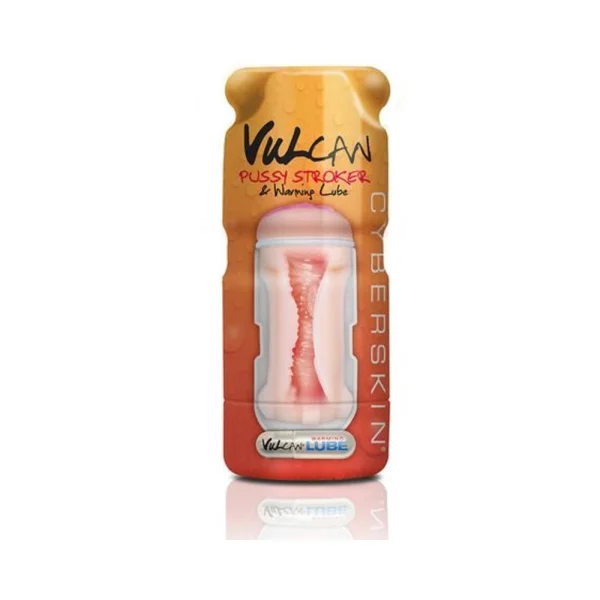 Cyberskin Vulcan Pussy Stroker with Warming Lube — image 4 of 6