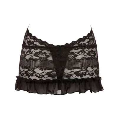 Floral Lace Halterneck Dress