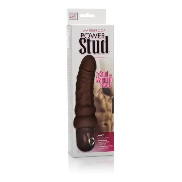 Power Stud Curvy Vibrating Dildo