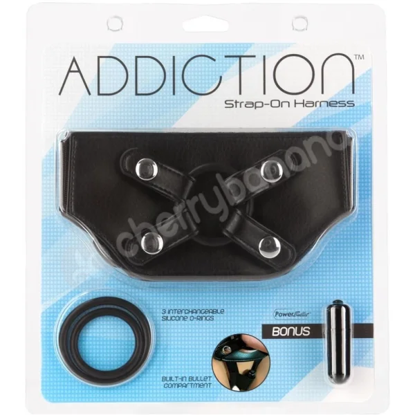 Addiction Strap-on Harness With 3 O-Rings