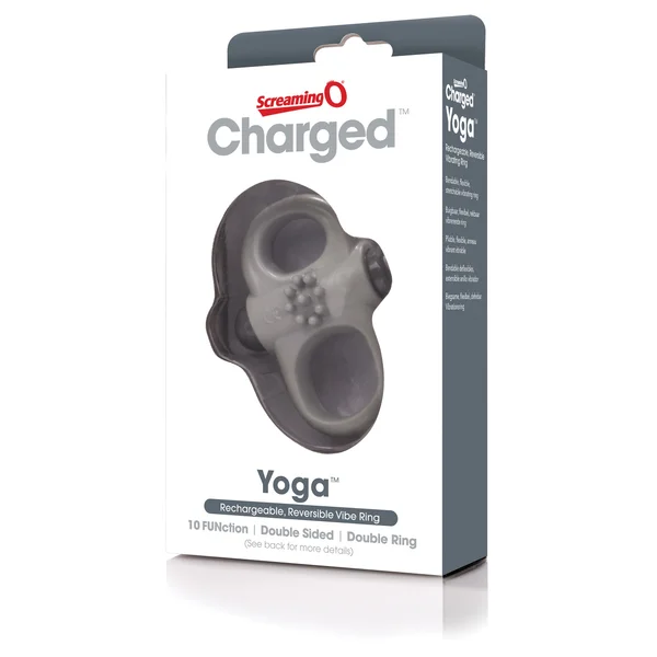 Charged Yoga Rechargeable Vibe Ring - Grey — image 17 of 21