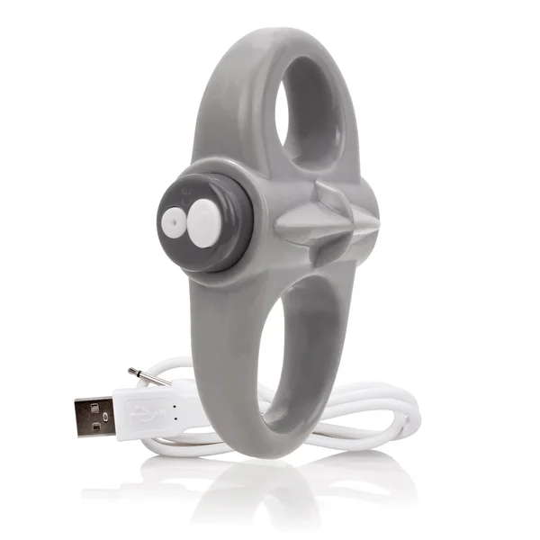 Charged Yoga Rechargeable Vibe Ring - Grey — image 20 of 21