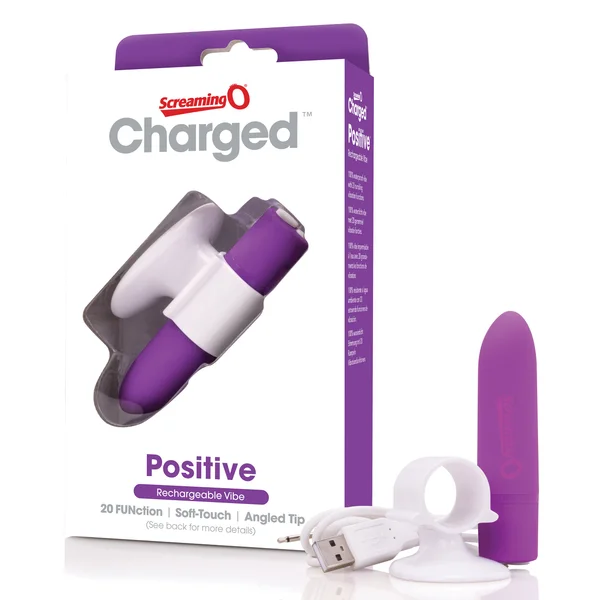 Charged Positive Rechargeable Vibe - Grape — image 16 of 16