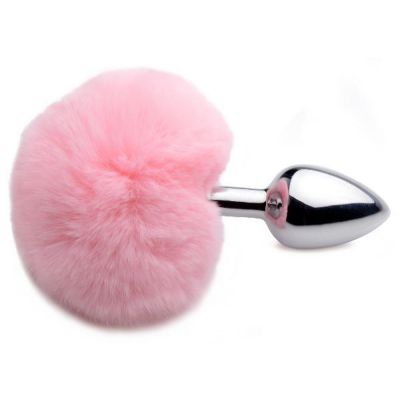 Fluffy Bunny Tail Anal Plug