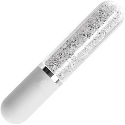 Stardust Charm 6 Inch Rechargeable Massager White
