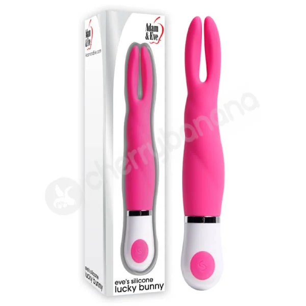 Adam & Eve Eve's Silicone Lucky Bunny Vibrator