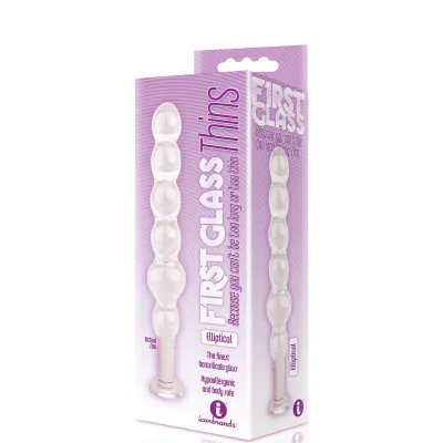 The 9 s Glass Thins Elliptical Glass Plug