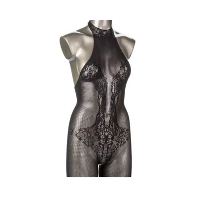 Scandal Plus Size Halter Lace Body Suit Plus Size 18 32