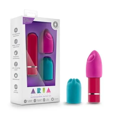 Blush Aria Cerise Vivacity Rechargeable Bullet Kit