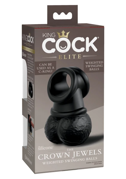 King Cock Elite Swinging Silicone Balls
