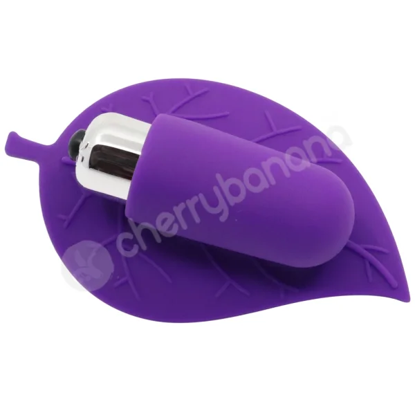 Cherry Banana Purple Vibrating Love Leaf Stimulator
