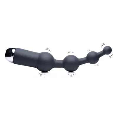 Tom Of Finland 10X Silicone Anal Balls Black