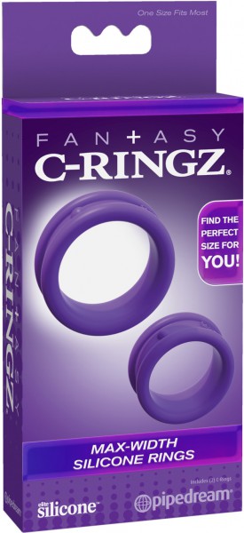 Max-Width Silicone Cock Rings x2