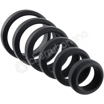 Adam Eve 6 Piece Sizes Penis Ring Set