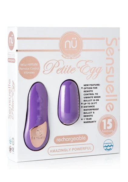 Nu Sensuelle 15-Function Remote Control Petite Egg