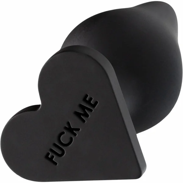 Blush Temptasia Fuck Me Silicone Heart Butt Plug