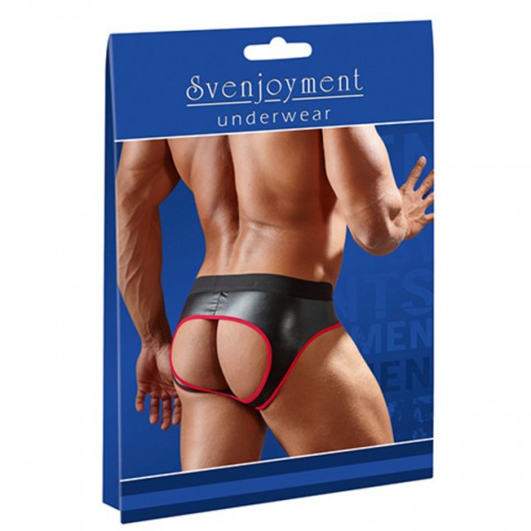 Svenjoyment Zip-Up Front Open Back Brief