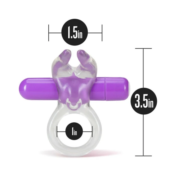 Play With Me - Bull Vibrating C-ring - Purple