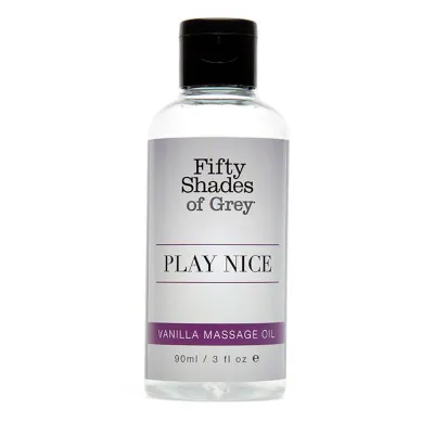 Fifty Shades Play Nice Vanilla Massage Oil 3oz