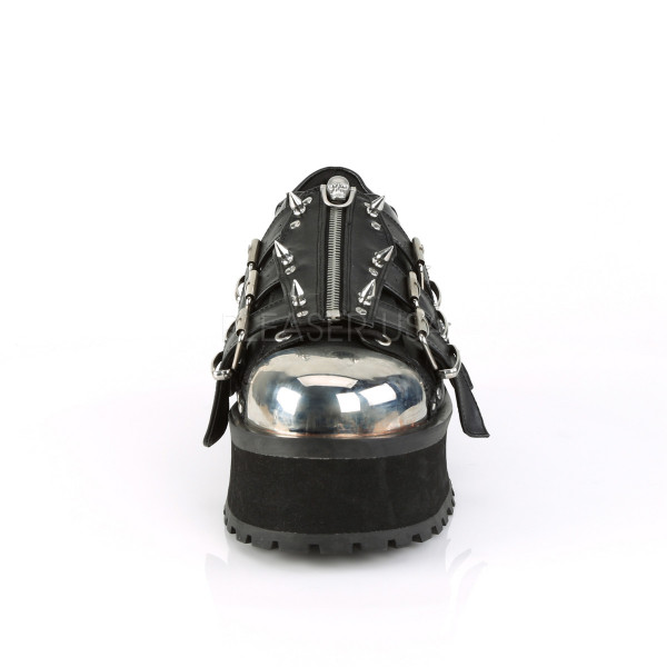 2 3/4 inches Platform Lace-Up Shoe W/ Metal Toe Cap — image 6 of 12