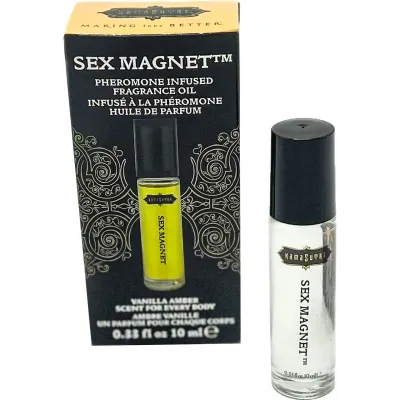 Kama Sutra Sex Magnet Pheromone Roll On Vanilla Amber 33 fl oz
