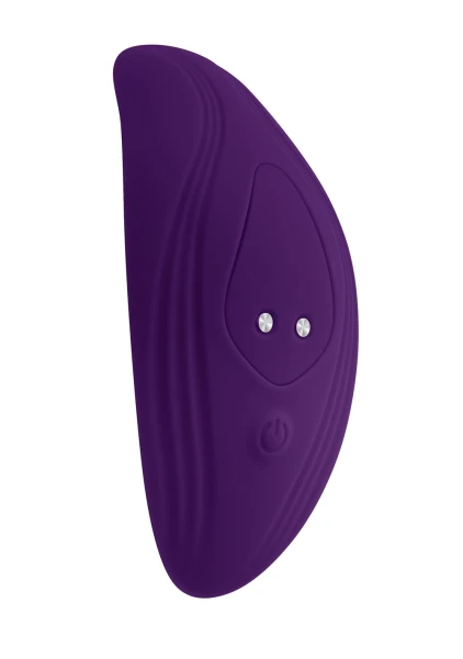 Playboy Our Little Secret Rechargeable Silicone Panty Vibe With Remote - Purple