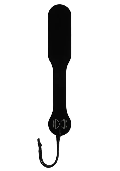 Sincerely Bow Tie Acrylic Paddle By Sportsheets - Black