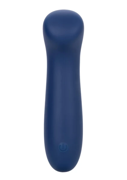 Cashmere Satin G Rechargeable Waterproof Silicone G-Spot Vibrator By CalExotics - Blue