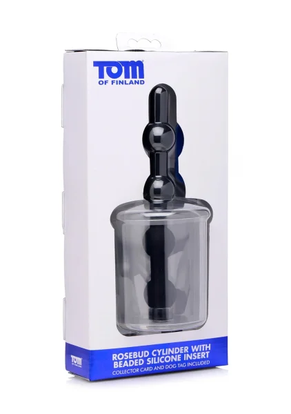 Tom of Finland Rosebud Cylinder with Beaded Silicone Insert — image 6 of 12