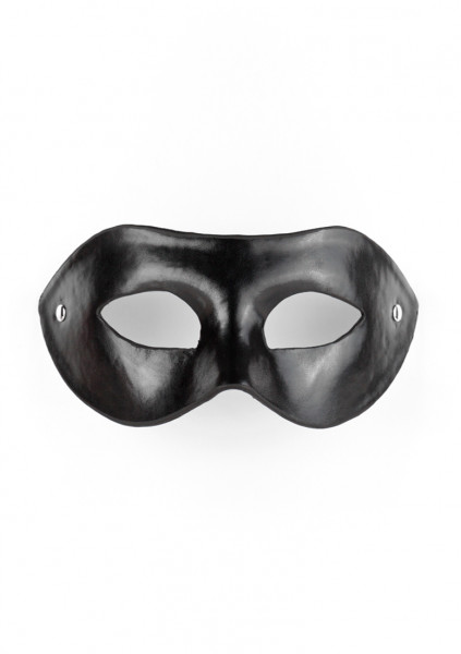 Eye Mask - PVC/Imitation Leather - Black - BDSM Hood