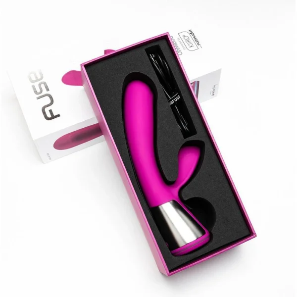 OhMiBod Fuse Interactive Dual Stimulator - Pink
