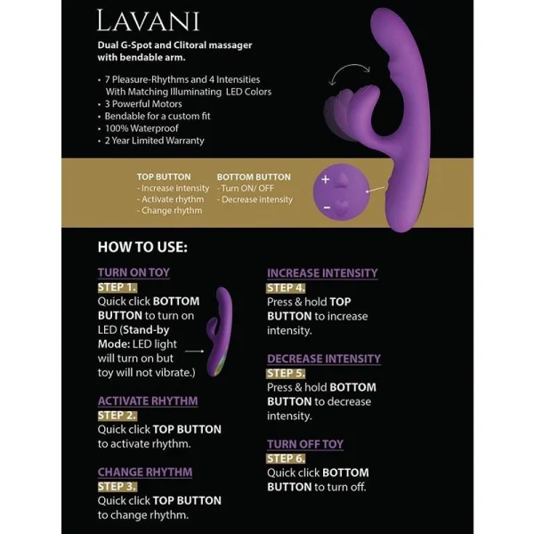 Kama Sutra Lavani Rabbit Vibrator