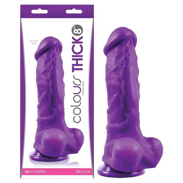 8" Thick Cock + Balls