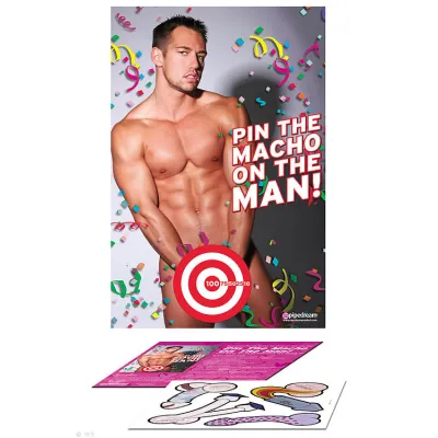 Pipedream Pin The Macho On The Man Game